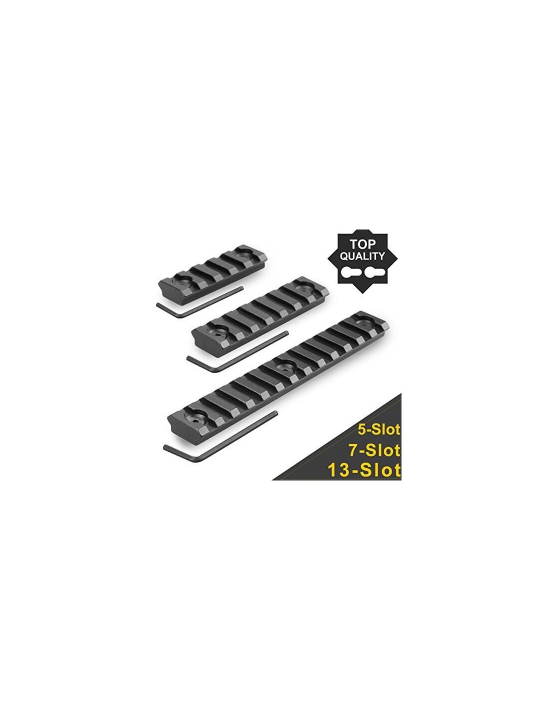 RAIL 55MM KEYMOD NEGRO